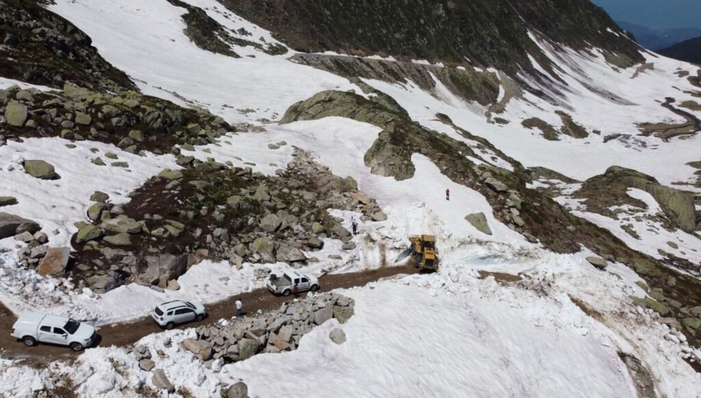 Rize’de karla mücadele