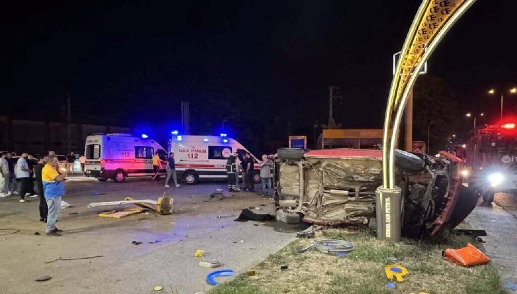 Takla atan aracın sürücüsü dört gün sonra öldü