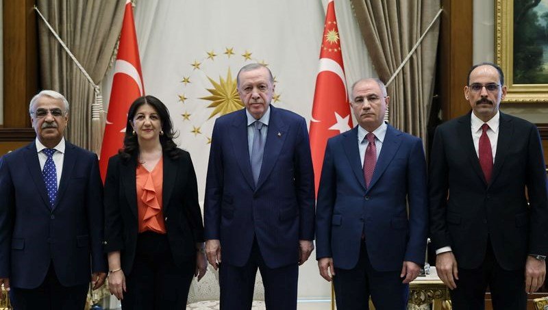 Cumhurbaşkanı Erdoğan, DEM Parti heyeti ile görüştü