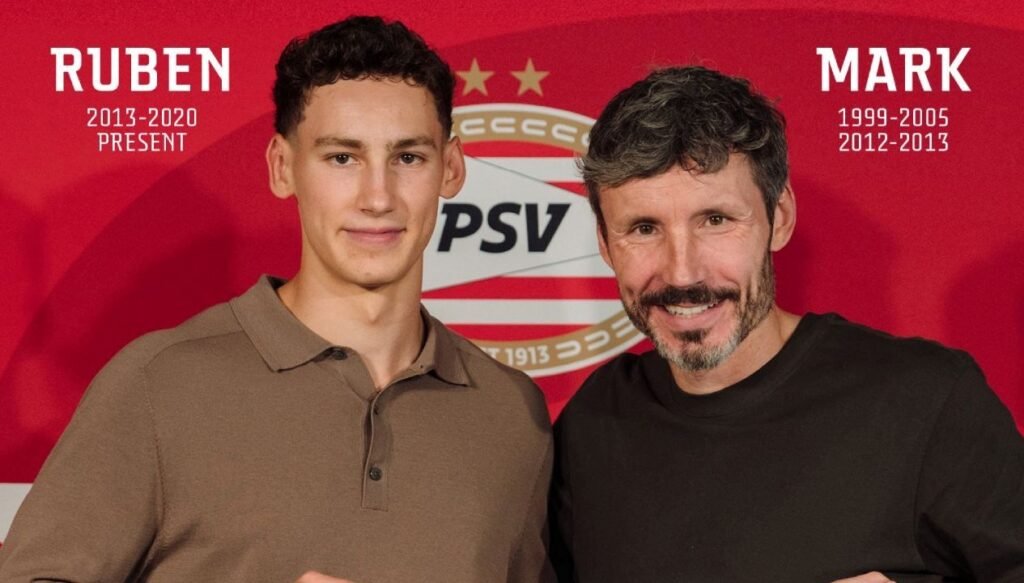 PSV, Mark van Bommel’in oğlu Ruben’i transfer etti