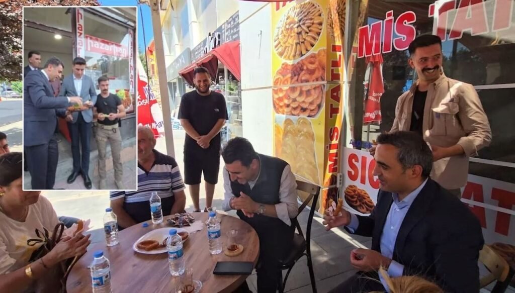 Vali, çiğ köfte vermeyi unuttuğu korumasına tatlı ikram etti