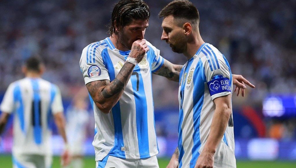 Yeniden buluştular: Rodrigo de Paul ile Messi yeniden buluştu