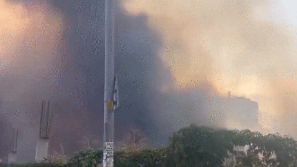 Esenyurt’ta otluk alanda yangın: D-100 kara yolu dumanla kaplandı