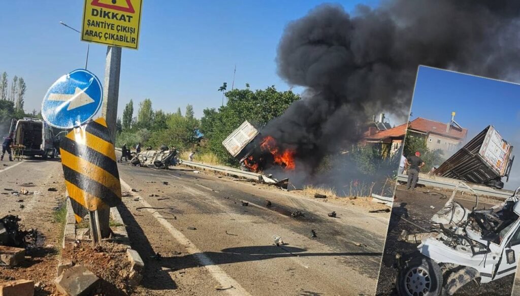Katliam gibi kaza: Yangın çıktı, üç kişi öldü