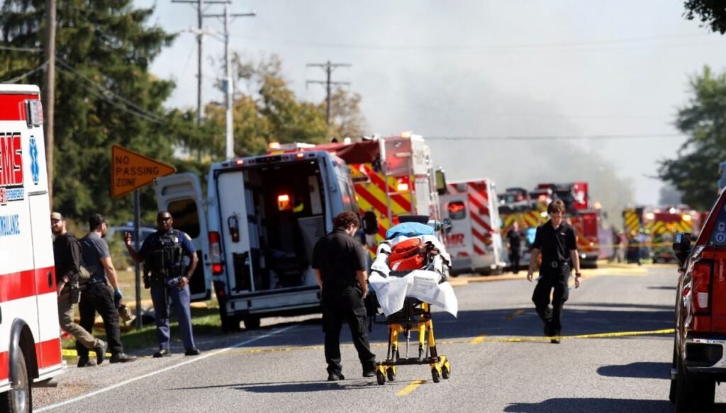 ABD’de kiliseye saldırı: Önce patlama ardından silah sesleri duyuldu. Kilise yandı.