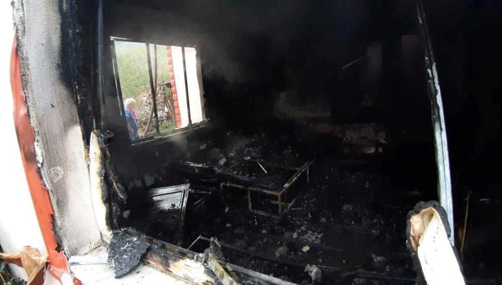 Bolu’da yangın faciası: Yaşlı çift yaşamını yitirdi