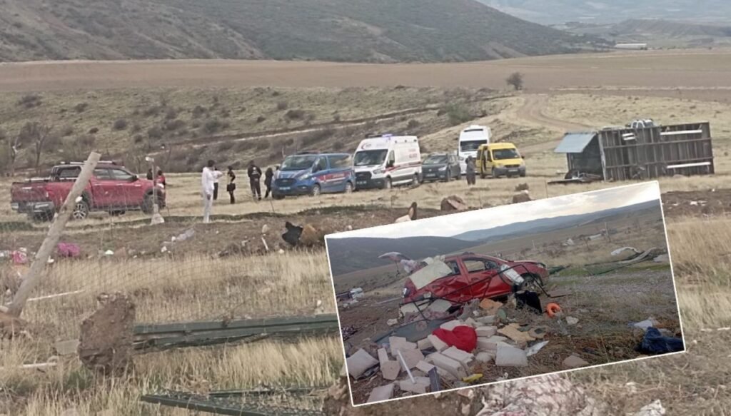 Ankara’da fırtına nedeniyle konteyner devrildi: 1 ölü, 3 yaralı