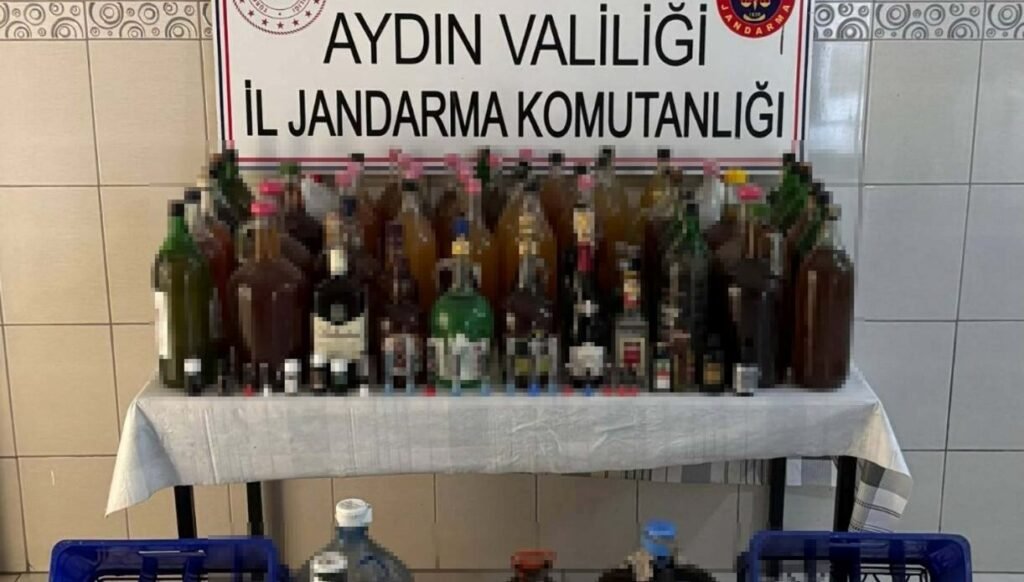 Aydın’da kaçak içki operasyonu: 3 kişi gözaltına alındı