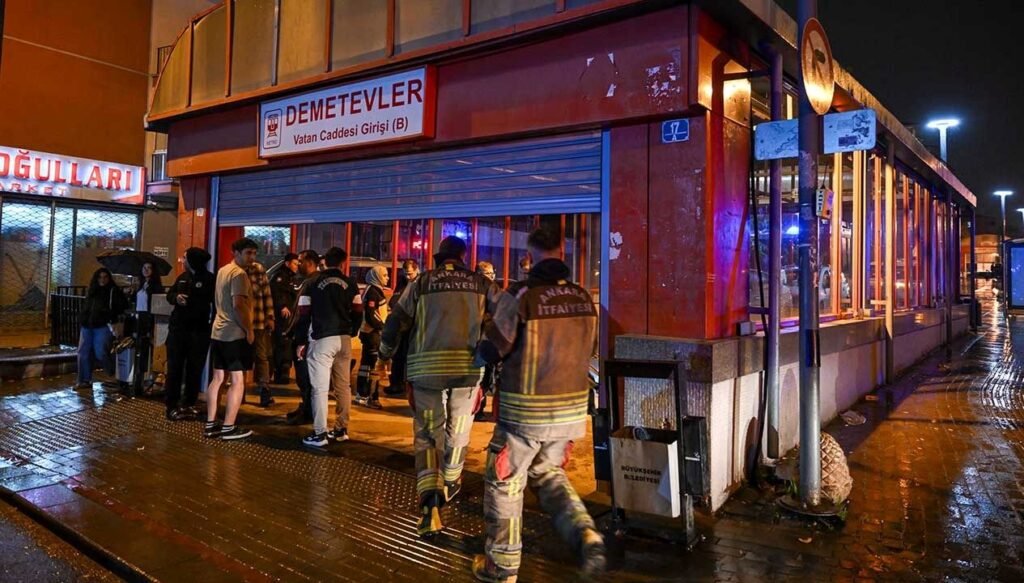 Başkentte metroda duman paniği