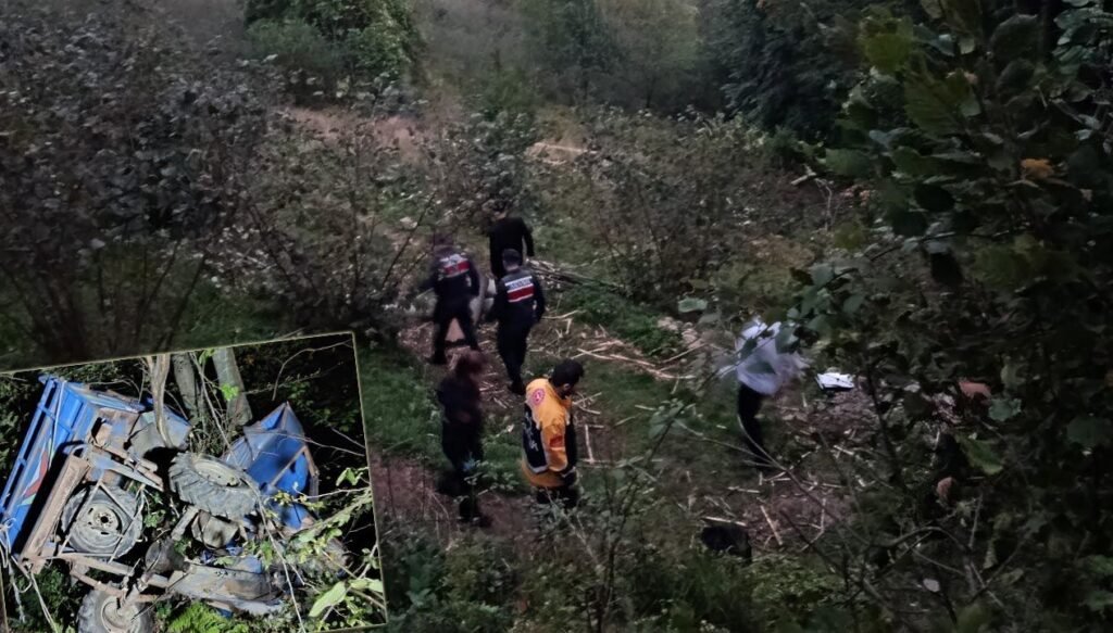 Pat pat 30 metrelik uçuruma devrildi: 1 ölü