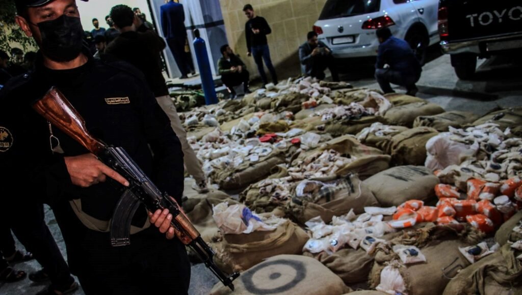 Şam kırsalında 12 milyon kaptagon hapı ele geçirdi