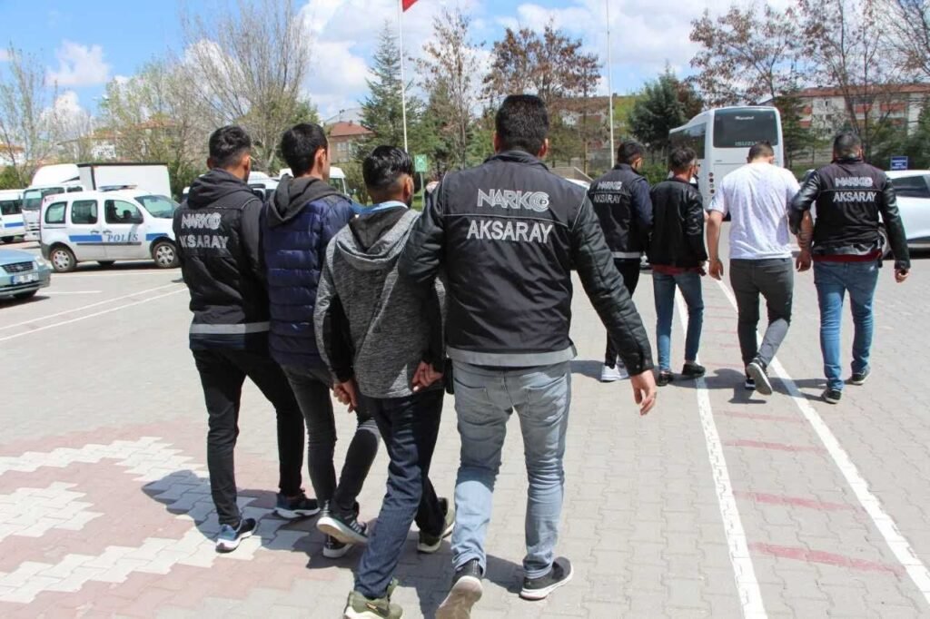 Aksaray’da uyuşturucu operasyonu: 154 şüpheliden 29’u tutuklandı