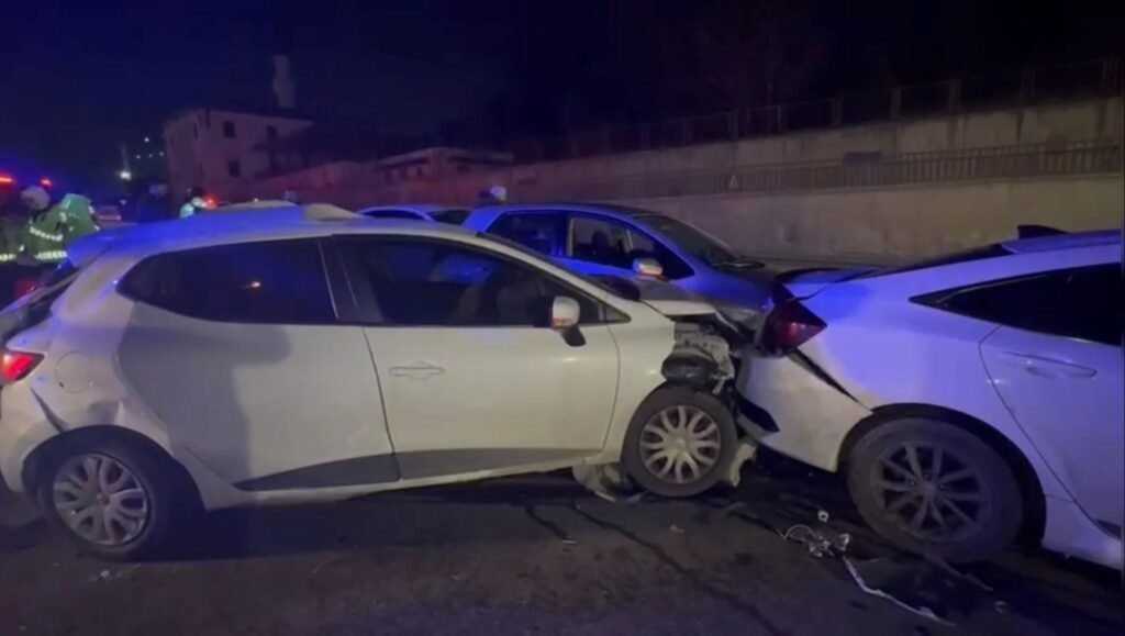 Çekmeköy’de tünelde zincirleme kaza. 7 yaralı