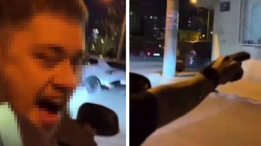 İzmir’de arabadan ateş açıp o anları sosyal medyada paylaştı