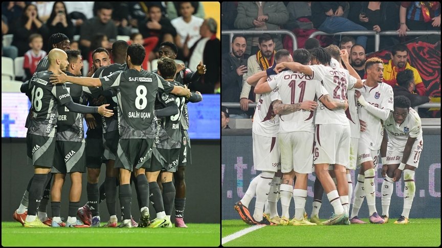 Süper Lig’de zorlu derbi, Trabzonspor ve Beşiktaş’ın muhtemel 11’leri