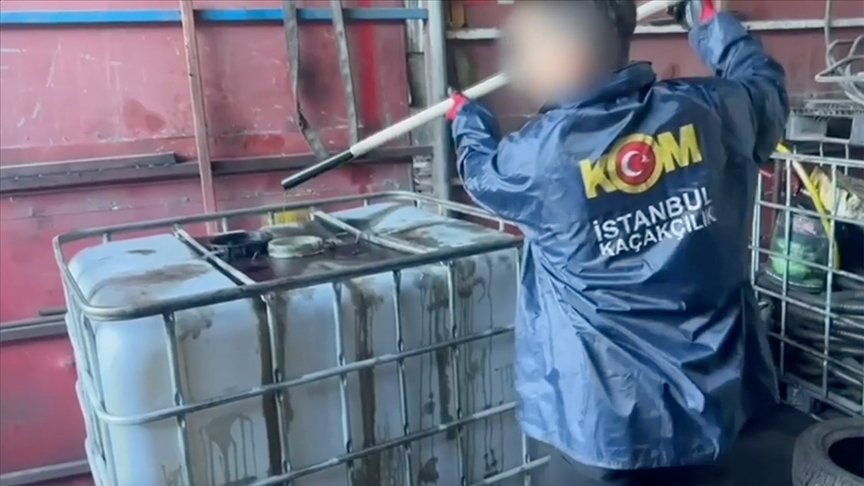 İstanbul’da 10 numara yağ operasyonu. 242 ton kaçak akaryakıt ele geçirildi