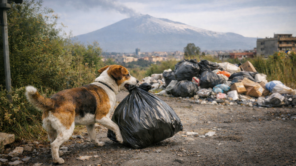 İtalya’da bir kişi köpeğini çöpleri yasa dışı dökmek için eğitmekle suçlandı