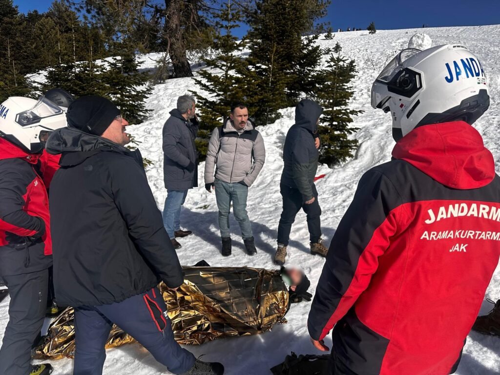 Uludağ’da kızak faciası: Dereye uçan tatilci ölümden döndü