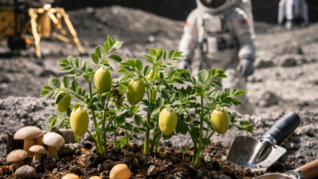 Bilim insanlarından yeni deney: Ay toprağında nohut yetiştirildi