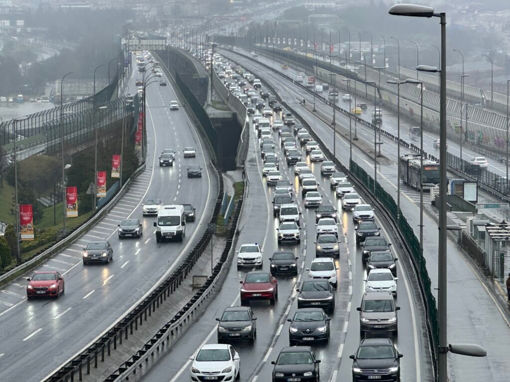 İstanbul’un trafiği bayramda da yoğun